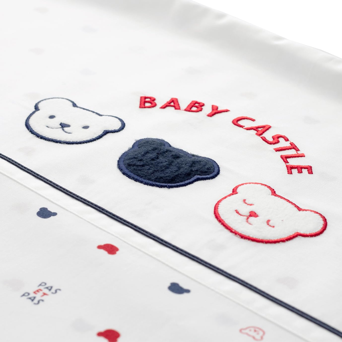 赤ちゃんの城　ベビー布団セット　プチミニサイズ　トリコロール　美品 トリコロール | レイエット・メーカー 赤ちゃんの城